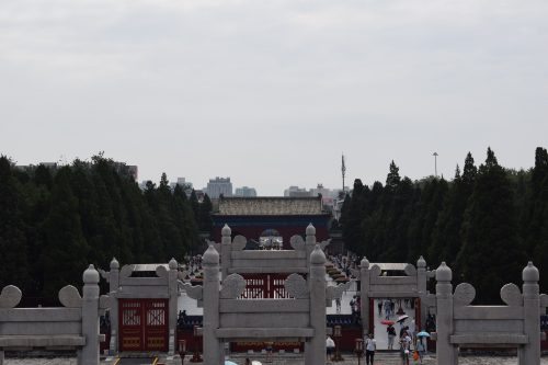 The view from the centre of the Temple of Heaven.