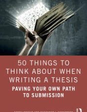 50 Things to Think About When Writing a Thesis book cover