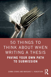 50 Things to Think About When Writing a Thesis book cover