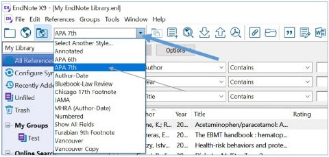 how to use endnote x1 with word 2016
