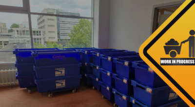 blue boxes