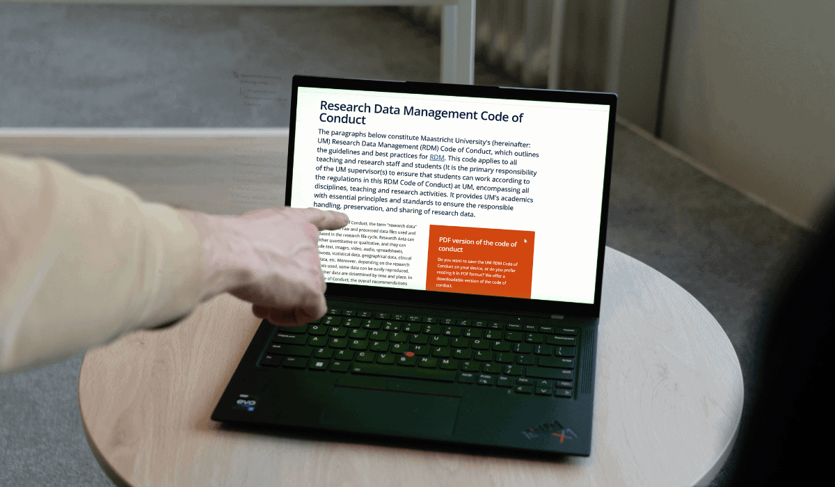 Research Data Management Code of Conduct.