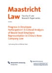 Board-level employee representation in China’s new law.