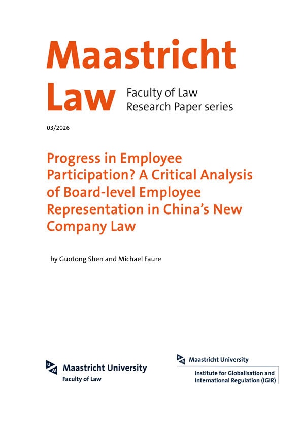Board-level employee representation in China’s new law.