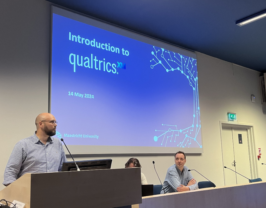 Photo of Qualtrics workshop