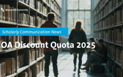 Open Access publishing discounts for 2025: Quota limits approaching soon