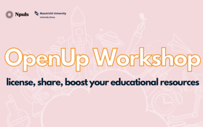 OpenUp Workshop: License, Share, and Boost Your Educational Resources