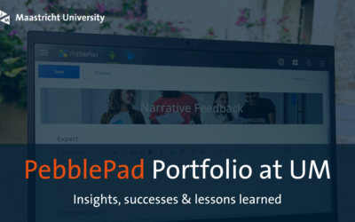 Event PebblePad portfolio