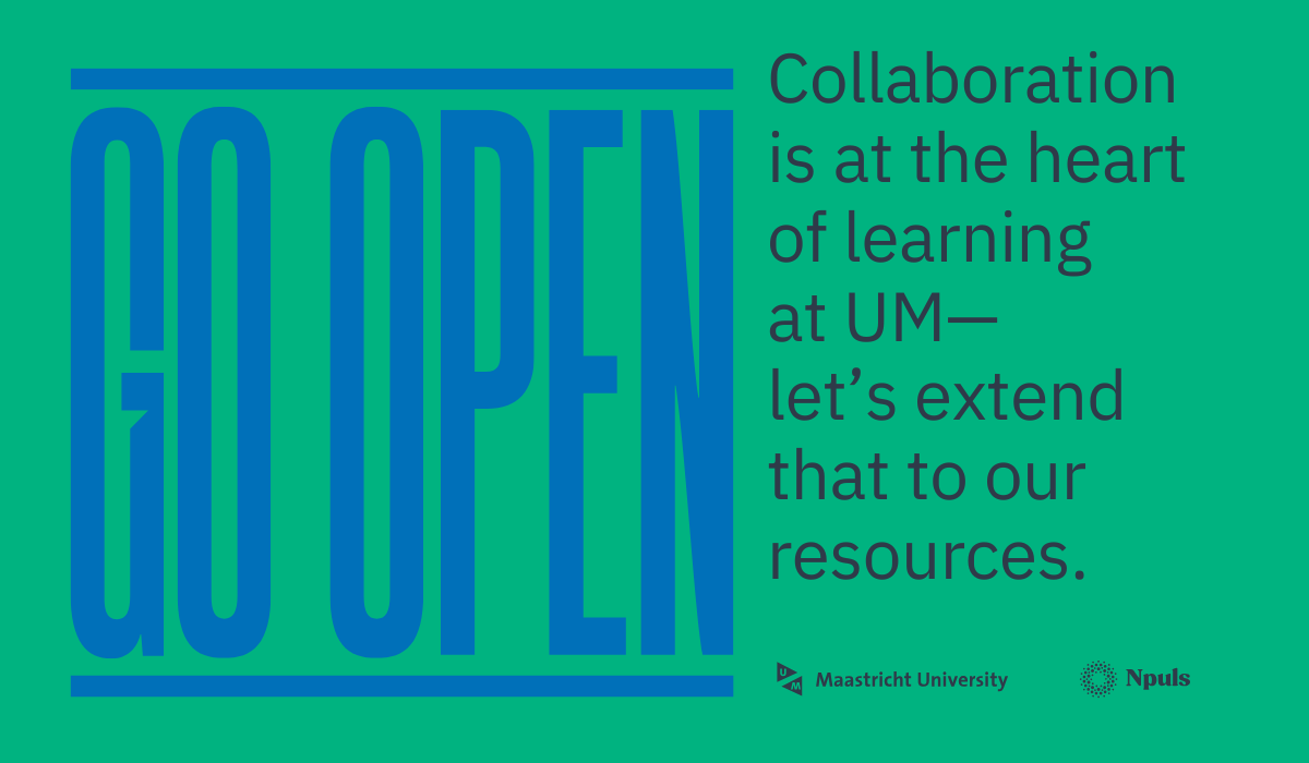 GO OPEN logo with quote