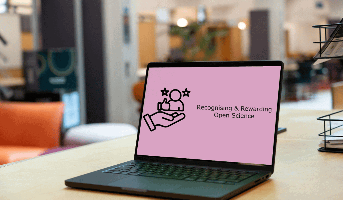 Recognising and rewarding Open Science on laptop screen