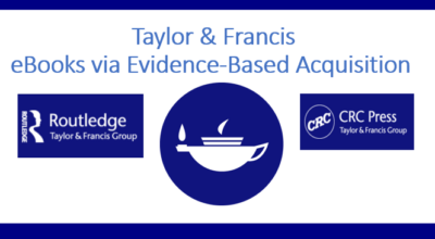 The Evidence Based Acquisition pilot with Taylor & Francis has been completed