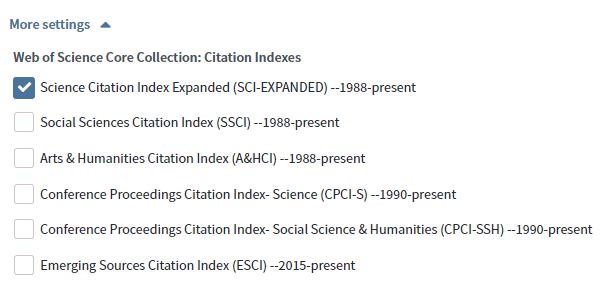 Sci Science Citation Index Expanded Via The Web Of Science Maastricht University Library