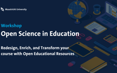 Promotional image for workshop Open Science in Education