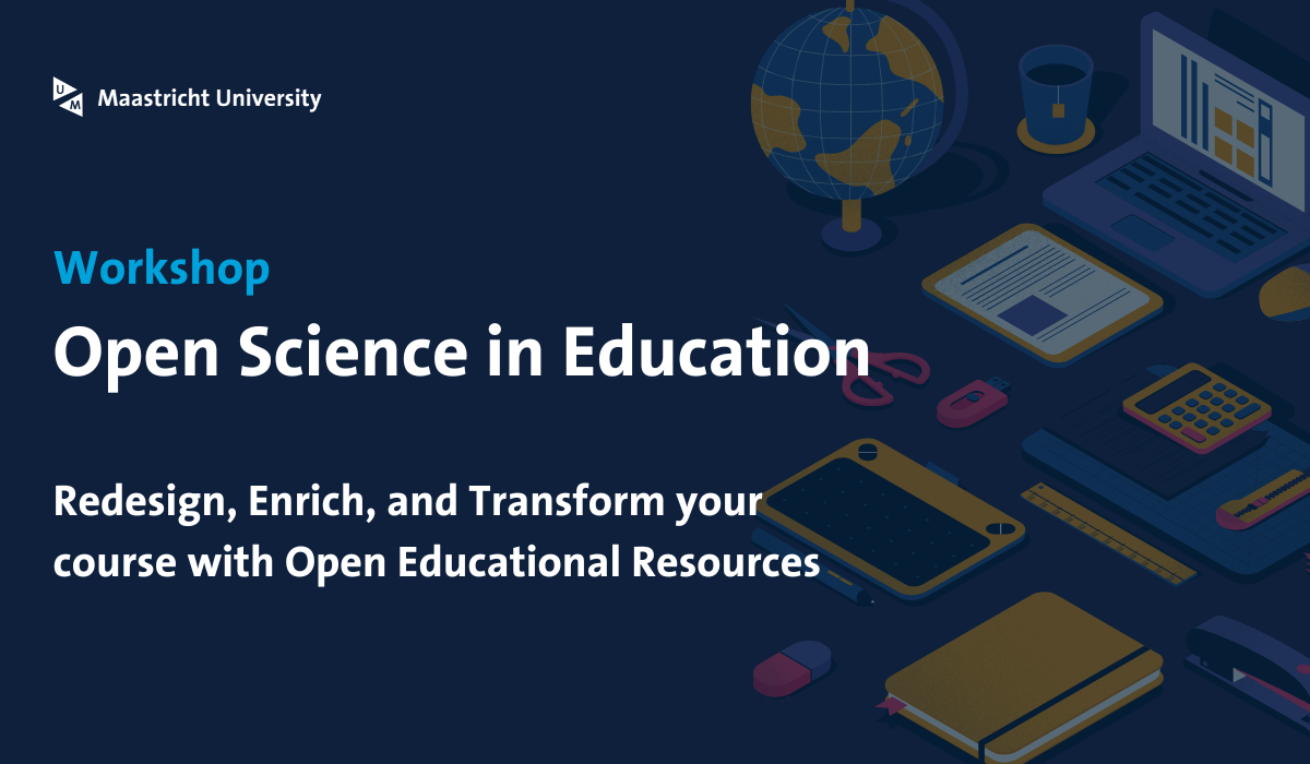 Promotional image for workshop Open Science in Education