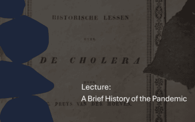 A detailed historical document about cholera, related to a lecture on the pandemic's history.