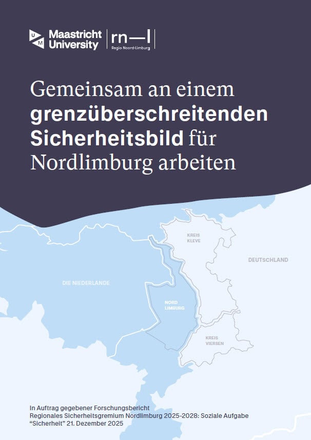 Front page of the MUP report Gemeinsam-an-einem-grenzueberschreitenden-sicherheitsbild-fuer-nordlimburg-arbeiten
