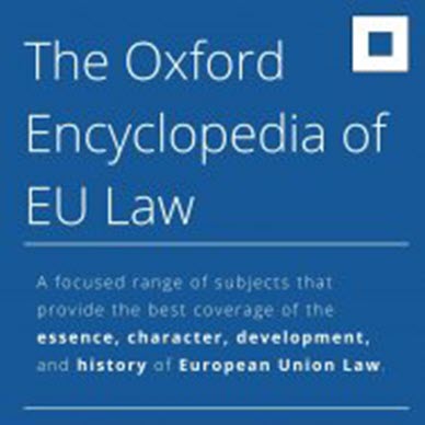 OEEUL – Oxford Encyclopedia of EU Law