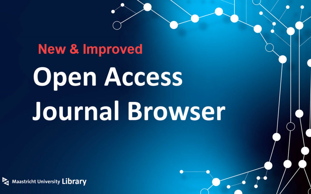 The new Open Access Journal Browser