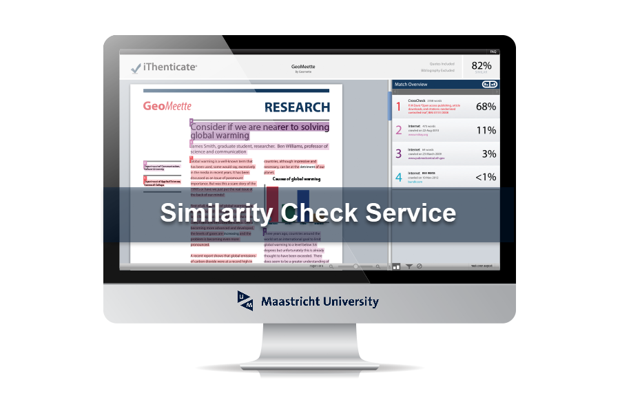 Featured image, used as a visual to go with the iThenticate similarity check service.